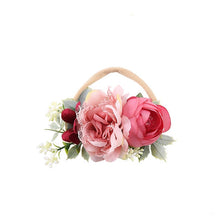 Load image into Gallery viewer, Pearl Baby Headbands Flower For Girls Handmade Bundle Nylon Elastic  Hair Band Baby Hairband Headdress Newborn Hair Accessories