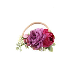 Load image into Gallery viewer, Pearl Baby Headbands Flower For Girls Handmade Bundle Nylon Elastic  Hair Band Baby Hairband Headdress Newborn Hair Accessories