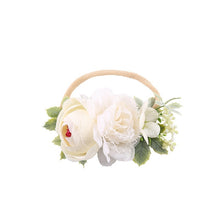 Load image into Gallery viewer, Pearl Baby Headbands Flower For Girls Handmade Bundle Nylon Elastic  Hair Band Baby Hairband Headdress Newborn Hair Accessories