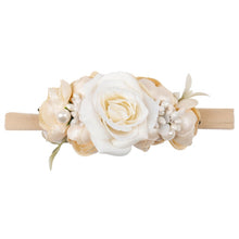 Load image into Gallery viewer, Pearl Baby Headbands Flower For Girls Handmade Bundle Nylon Elastic  Hair Band Baby Hairband Headdress Newborn Hair Accessories