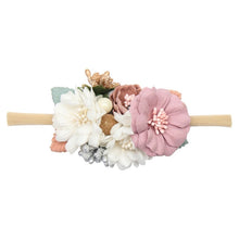Load image into Gallery viewer, Pearl Baby Headbands Flower For Girls Handmade Bundle Nylon Elastic  Hair Band Baby Hairband Headdress Newborn Hair Accessories