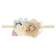 Load image into Gallery viewer, Pearl Baby Headbands Flower For Girls Handmade Bundle Nylon Elastic  Hair Band Baby Hairband Headdress Newborn Hair Accessories