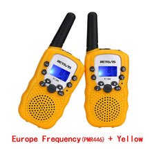 Load image into Gallery viewer, RETEVIS RT388 Walkie Talkie Children 2pcs Comunicador Children&#39;s radio Distance 100-800M Walkie-talkies Birthday New Year Gift