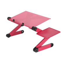 Load image into Gallery viewer, Adjustable Aluminum Laptop Desk Ergonomic Computer Desk Portable TV Bed Lapdesk Tray PC Table Stand Notebook Table Desk Stand