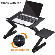 Load image into Gallery viewer, Adjustable Aluminum Laptop Desk Ergonomic Computer Desk Portable TV Bed Lapdesk Tray PC Table Stand Notebook Table Desk Stand
