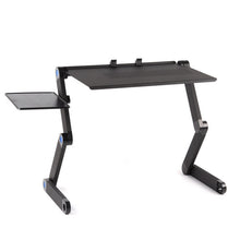 Load image into Gallery viewer, Adjustable Aluminum Laptop Desk Ergonomic Computer Desk Portable TV Bed Lapdesk Tray PC Table Stand Notebook Table Desk Stand