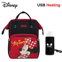 Load image into Gallery viewer, Disney Minnie Mickey Diaper Bag Backpack for Mummy Maternity Bag for Stroller Bag Large Capacity Baby Nappy Bag Organizer New
