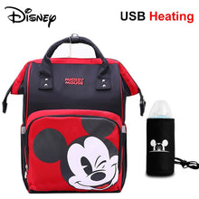 Load image into Gallery viewer, Disney Minnie Mickey Diaper Bag Backpack for Mummy Maternity Bag for Stroller Bag Large Capacity Baby Nappy Bag Organizer New