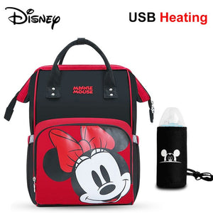 Disney Minnie Mickey Diaper Bag Backpack for Mummy Maternity Bag for Stroller Bag Large Capacity Baby Nappy Bag Organizer New