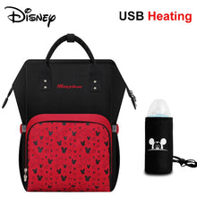 Load image into Gallery viewer, Disney Minnie Mickey Diaper Bag Backpack for Mummy Maternity Bag for Stroller Bag Large Capacity Baby Nappy Bag Organizer New