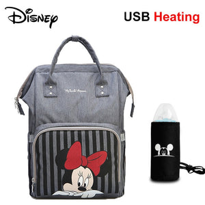 Disney Minnie Mickey Diaper Bag Backpack for Mummy Maternity Bag for Stroller Bag Large Capacity Baby Nappy Bag Organizer New