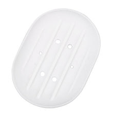 Load image into Gallery viewer, Soap Dish Plate Tray Holder Washroom Organizer Container Soft Silicone Bathroom Products Drain Soap Box