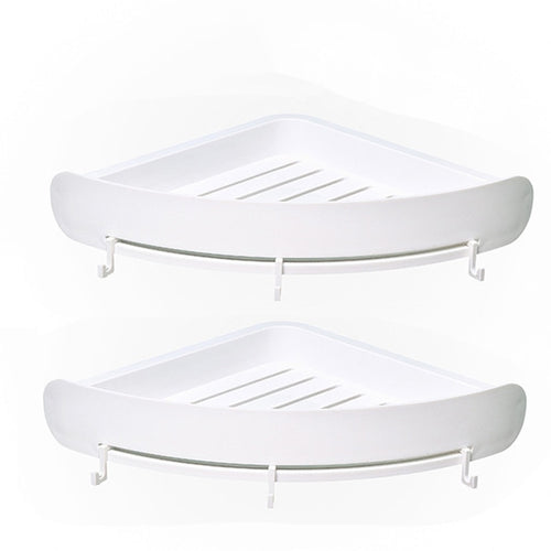 Bathroom Wall Organizer Caddy Shelf Corner Storage Shelf Shower Rack Wall Holder Shampoo Hold Shelf Home Washroom Gadget Shelves