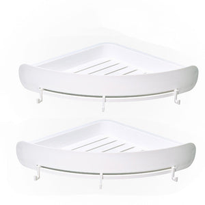 Bathroom Wall Organizer Caddy Shelf Corner Storage Shelf Shower Rack Wall Holder Shampoo Hold Shelf Home Washroom Gadget Shelves