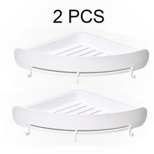 Load image into Gallery viewer, Bathroom Wall Organizer Caddy Shelf Corner Storage Shelf Shower Rack Wall Holder Shampoo Hold Shelf Home Washroom Gadget Shelves