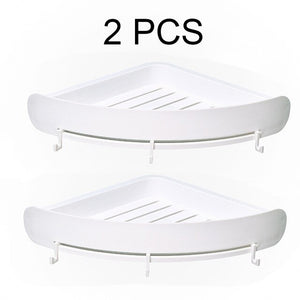 Wall Organizer Shelf Bathroom Corner Storage Caddy Shelf Shower Rack Wall Holder Shampoo Hold Shelf Home Washroom Gadget Shelves