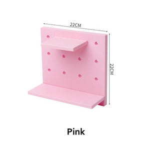 4 Piece Fashionable Metope Adornment receives Shelf apply to Sitting room Bedroom Washroom Cosmetics Receives Kitchen Organizer