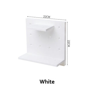 4 Piece Fashionable Metope Adornment receives Shelf apply to Sitting room Bedroom Washroom Cosmetics Receives Kitchen Organizer