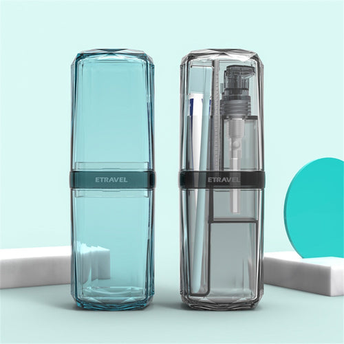 6pcs/set Travel Toothbrush Cup Box Outdoor Toothpaste Storage Case Comb Holder Toiletries Organizer Bathroom Washroom Tools