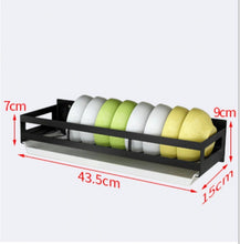 Load image into Gallery viewer, Stainless Steel Kitchen Storage Rack Wall Mounted Knife Holder Sauce Organizer Spice Storage Washroom Holders Racks