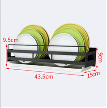 Load image into Gallery viewer, Stainless Steel Kitchen Storage Rack Wall Mounted Knife Holder Sauce Organizer Spice Storage Washroom Holders Racks