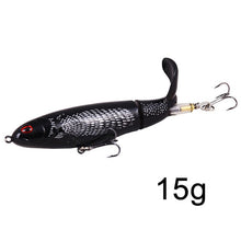Load image into Gallery viewer, GOBYGO 1PCS Whopper Popper 10cm/14cm Fishing Lure Artificial Bait Hard Soft Rotating Tail Fishing Tackle Geer Pesca