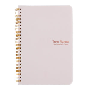 Trees 2021 A5 Daily Weekly Planner Agenda Notebook Weely Goals Habit Schedules Stationery Office School Supplies
