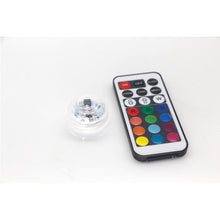 Load image into Gallery viewer, Swimming pool lights with remote control RGB dive light durable LED bulb portable underwater night light battery 3/10/13 leds