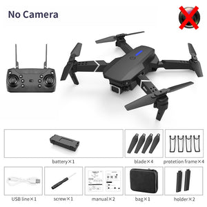 XKJ 2021 New E88 Pro Drone With Wide Angle HD 4K 1080P Dual Camera Height Hold Wifi RC Foldable Quadcopter Dron Gift Toy