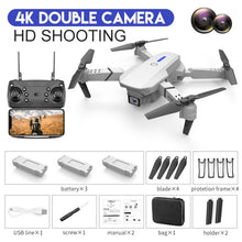 Load image into Gallery viewer, XKJ 2021 New E88 Pro Drone With Wide Angle HD 4K 1080P Dual Camera Height Hold Wifi RC Foldable Quadcopter Dron Gift Toy