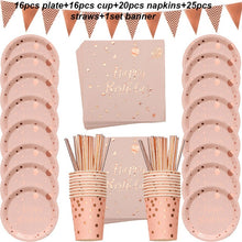 Load image into Gallery viewer, Baby 1st Birthday Decorations First Birthday Balloon Boxes with ONE Letter for baby shower Boy Girl 1 Year Old Birthday Backdrop