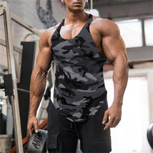 Load image into Gallery viewer, Gym Tank Top Men Fitness Clothing Mens Bodybuilding Tank Tops Summer Gym Clothing for Male Sleeveless Vest Shirts Plus Size