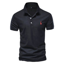 Load image into Gallery viewer, AIOPESON New Man Polo Shirt Mens Casual Deer Embroidery 35% Cotton Polo shirt Men Short Sleeve High Quantity polo men