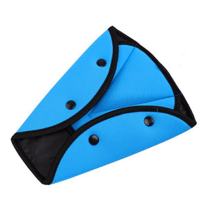 Universal Car Safe Seat Belt Cover Soft Adjustable Triangle Safety Seat Belt Pad Clips Protection Car Anti-Neck Neck for Kids