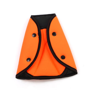 Universal Car Safe Seat Belt Cover Soft Adjustable Triangle Safety Seat Belt Pad Clips Protection Car Anti-Neck Neck for Kids