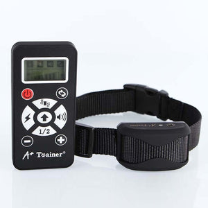 New 2 in 1 dog training collars vibration electric shock sound Automatic anti bark collar  IP7 waterproof remote for pet dogs