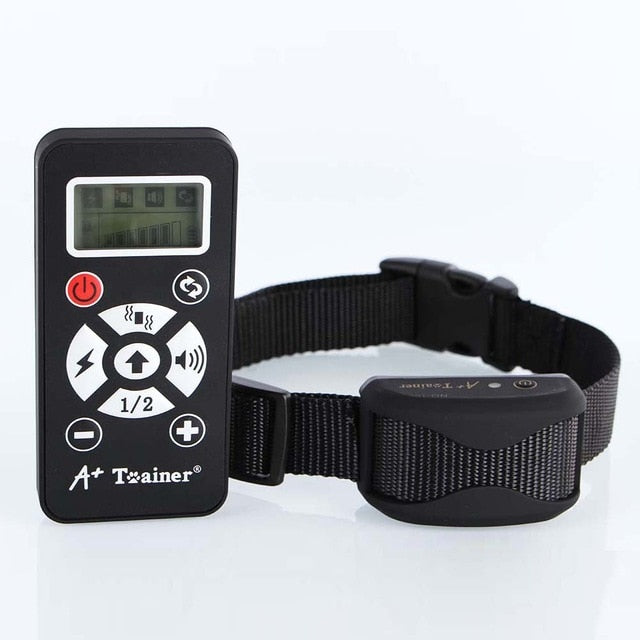New 2 in 1 dog training collars vibration electric shock sound Automatic anti bark collar  IP7 waterproof remote for pet dogs