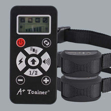 Load image into Gallery viewer, New 2 in 1 dog training collars vibration electric shock sound Automatic anti bark collar  IP7 waterproof remote for pet dogs