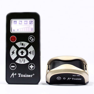 New 2 in 1 dog training collars vibration electric shock sound Automatic anti bark collar  IP7 waterproof remote for pet dogs