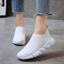 Load image into Gallery viewer, Women Shoes 2019 New Flyknit Sneakers Women Breathable Slip
