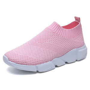 Women Shoes 2019 New Flyknit Sneakers Women Breathable Slip
